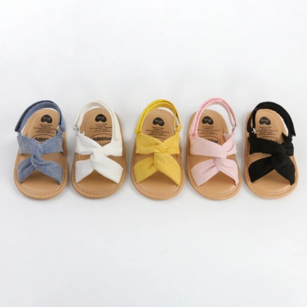 0-18M Newborn Baby Shoes Boy and Girls Summer Beach PU Soft Rubber Sole Anti slip Baby First Step Walking Kid Shoes Baby Sandals