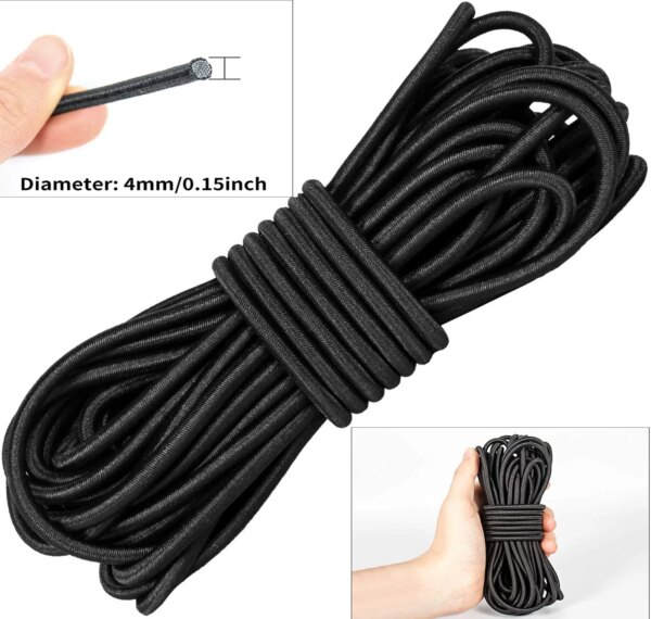 1/2/3/4/5MM Strong Elastic Rope White/black High-Quality Elastic Rope Rubber Band Sewing Garment Craft for DIY Sewing Accessorie