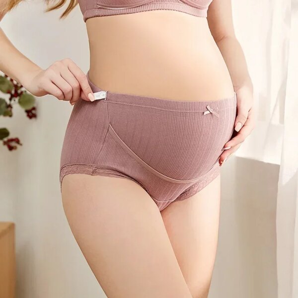 2023 Cotton Maternity Panties High Waist Pregnancy Underwear for Pregnant Women Pregnancy Intimates Clothes for Pregnant Women