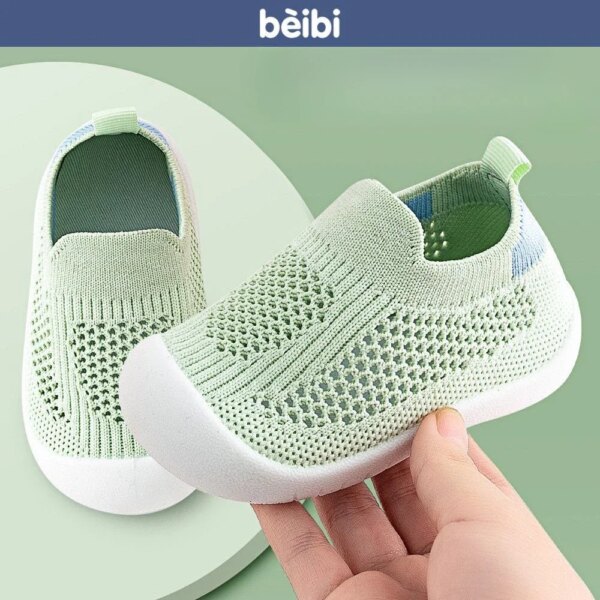 2024 Summer New Baby Soft Sole Non-slip Mesh Breathable Fresh Cute Boys and Girls Comfortable All Match Leisure Toddler Shoes